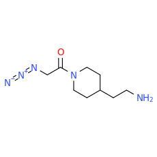 1-(4-(2-Aminoethyl)piperidin-1-yl)-2-azidoethan-1-one