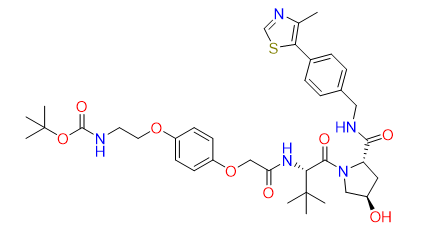 (S, R, S)-AHPC-O-Ph-PEG1-NH-Boc