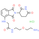 Thalidomide-NH-amido-PEG1-C2-NH2 hydrochloride