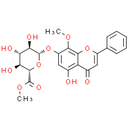 Wogonin 7-O-beta-D-glucuronide methyl ester