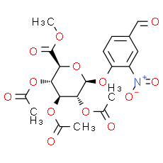 Me-triacetyl-β-D-glucopyranuronate-Ph-ald-NO2