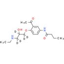 (Rac)-N-Desisopropyl-N-ethyl Acebutolol-d5