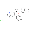 (rac)-(trans)-Paroxetine-d4 hydrochloride