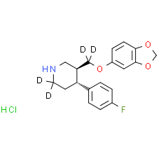 (rac)-(trans)-Paroxetine-d4 hydrochloride