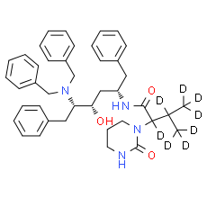 (S)-N-[(2S, 4S, 5S)-5-(Dibenzylamino)-4-hydroxy-1, 6-diphenylhexan-2-yl]-3-methyl-2-(2-oxotetrahydropyrimidin-1(2H)-yl)butanamide-d8