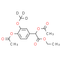 α, 4-Di-O-acetyl Vanillylmandelic acid ethyl ester-d3