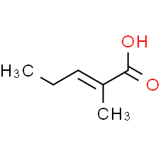 (E)-2-Methyl-2-pentenoic acid